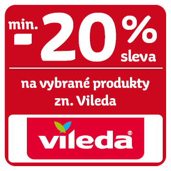 Využijte neklubové nabídky - sleva 20 % na vybrané produkty značky Vileda!