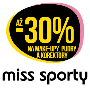 Využijte neklubové nabídky - sleva až 30 % na make-upy, korektory a pudry značky miss sporty!