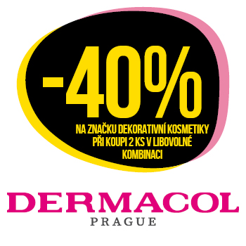 Využijte neklubové nabídky - sleva 40 % na dekorativní kosmetiku Dermacol při koupi 2 ks v libovolné kombinaci!