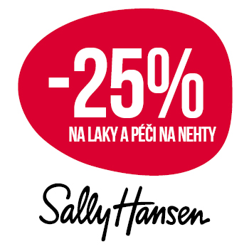 Využijte neklubové nabídky - sleva 25 % na vybrané výrobky značky Sally Hansen!