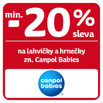 Využijte neklubové nabídky - sleva min. 20 % na lahvičky a hrnečky Canpol Babies!