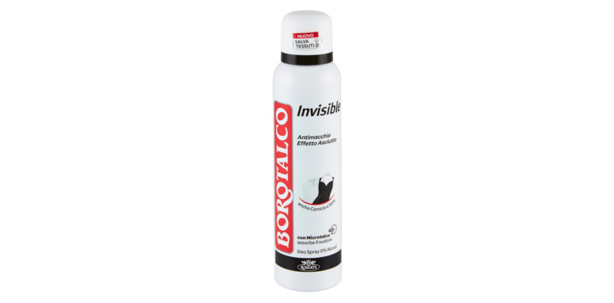Invisible Deodorant Borotalco