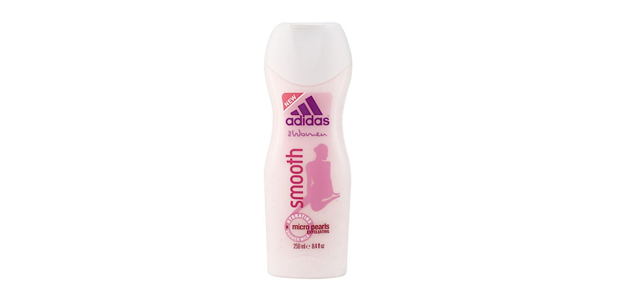 Adidas Peelingový sprchový gel Smooth hydratuje pokožku a zbaví ji suchých míst.