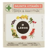 Leros Imunita vitamín C šípek & rakytník bylinný čaj