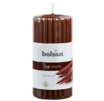 Bolsius Aromatic 2.0 svíčka rýhovaný válec Oud wood