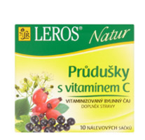 Leros Natur Průdušky Bylinný čaj s vitaminem c