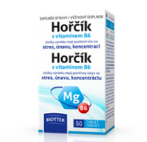 Biotter Hořčík s Vitaminem B6 50 tablet 35g