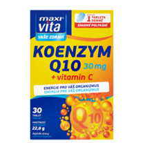 MaxiVita Vaše Zdraví Koenzym Q10 + vitamin C 