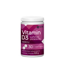 VIX Vitamin D3 s příchutí pomeranče 30 tablet