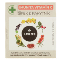 Leros Imunita vitamin C šípek & rakytník bylinný čaj
