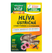 Maxi Vita Herbal Hlívu ústřičnou s rakytníkem a echinaceou 30 kapslí 