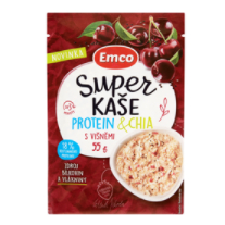 Emco Super kaše protein & chia s višněmi