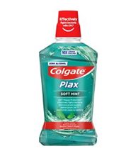 Colgate Plax Soft Mint ústní vodou bez alkoholu 