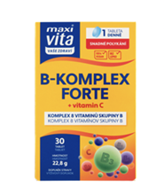 MaxiVita Vaše Zdraví B-komplex forte + vitamin C