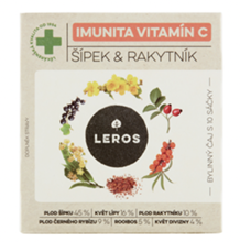  Leros Imunita vitamín C šípek & rakytník bylinný čaj