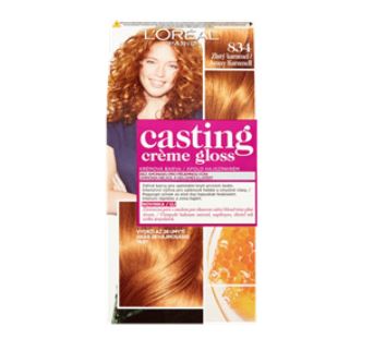 L'Oréal Paris Casting Creme Gloss semipermanentní barva na vlasy 834 zlatý karamel