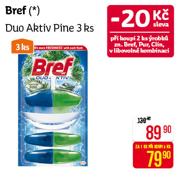 Bref Duo Aktiv Pine 3 ks