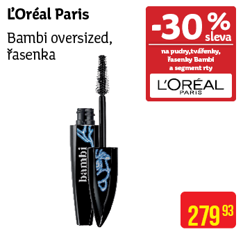 L'Oréal Paris - Bambi oversized, řasenka