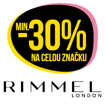 Využijte neklubové nabídky - sleva min. 30% na celou značku Rimmel London!