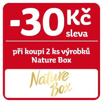 Využijte neklubové nabídky - sleva 30 Kč na výrobky Nature Box při koupi 2 ks v libovolné kombinaci!