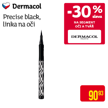 Dermacol - Precise black, linka na oči