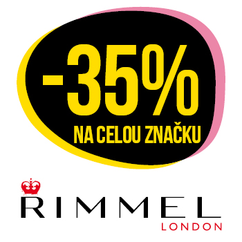 Využijte neklubové nabídky slevy 35 % na celou značku Rimmel!
