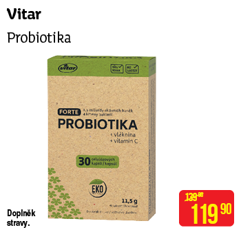 VITAR EKO - probiotika forte (30ks/kra)