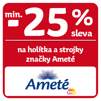 Využijte neklubové nabídky - sleva min. 25% na holítka a strojky značky Ameté!