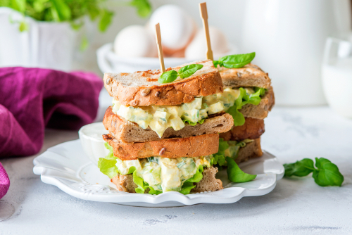 Sendviče s vajíčkovým salátem