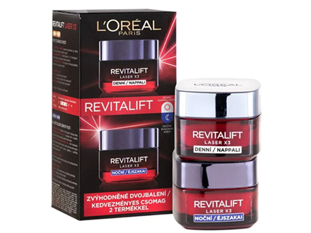 noční krémy z řady L’Oréal Paris Intenzivní péče proti stárnutí pleti Revitalift Laser X3