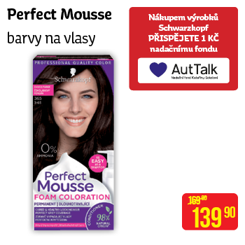 Perfect Mousse - barvy na vlasy