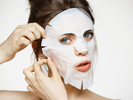 Použití textilní masky na obličej 