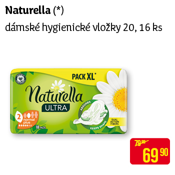 Naturella - dámské hygienické vložky