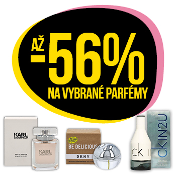Využijte neklubové nabídky - sleva až 56% na parfémy!