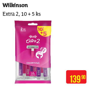 Wilkinson - Extra 2 10 + 5 ks