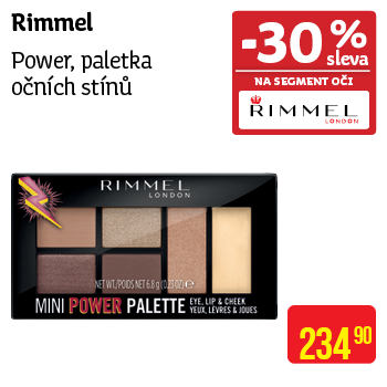 Rimmel - Power, paletka očních stínů