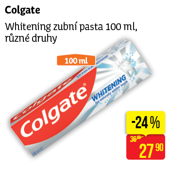 Colgate - Whitening zubní pasta 100 ml, různé druhy