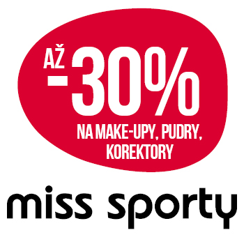 Využijte neklubové nabídky - sleva až 30% na vybranou dekorativní kosmetiku Miss Sporty!