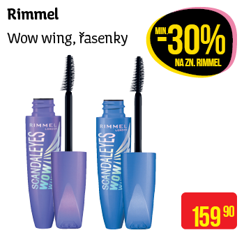 Rimmel - Wow wing, řasenky