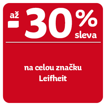 Využijte neklubové nabídky - sleva až 30% na celou značku Leifheit!