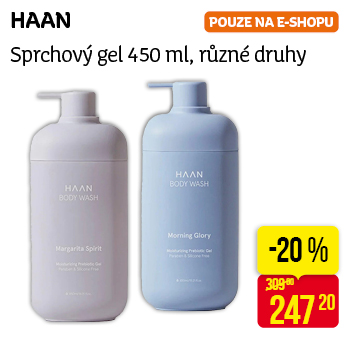 HAAN -  Sprchový gel 450ml, různé druhy