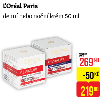 L'Oréal Paris - denní nebo noční krém 50 ml