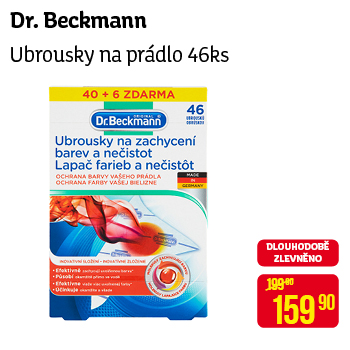 Dr. Beckmann - Ubrousky na prádlo 46ks