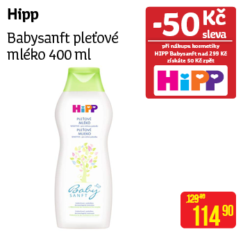 Hipp - pleťové mléko 350ml