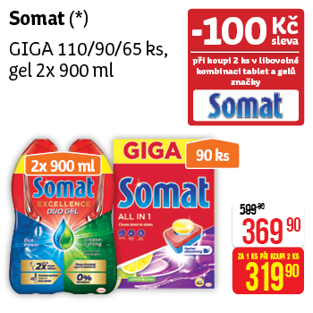 Somat - GIGA 110/90/65 ks, gel 2x 900 ml