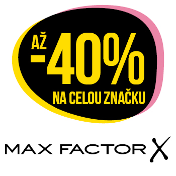 Využijte neklubové nabídky - sleva až 40% na celou značku Max Factor!