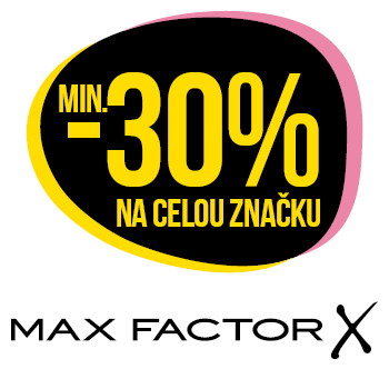 Využijte neklubové nabídky - sleva min. 30 % na celou značku Max Factor!