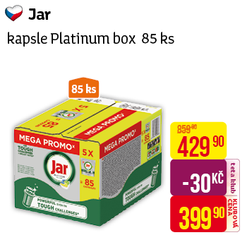 Jar - kapsle Platinum box 85 ks