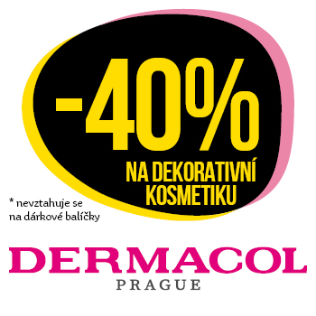 Využijte neklubové nabídky slevy 40 % na dekorativní kosmetiku značky Dermacol!