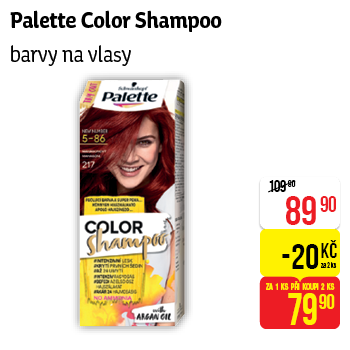 Palette Color Shampoo - barvy na vlasy